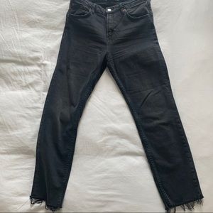 Zara Black Straight Leg Jeans